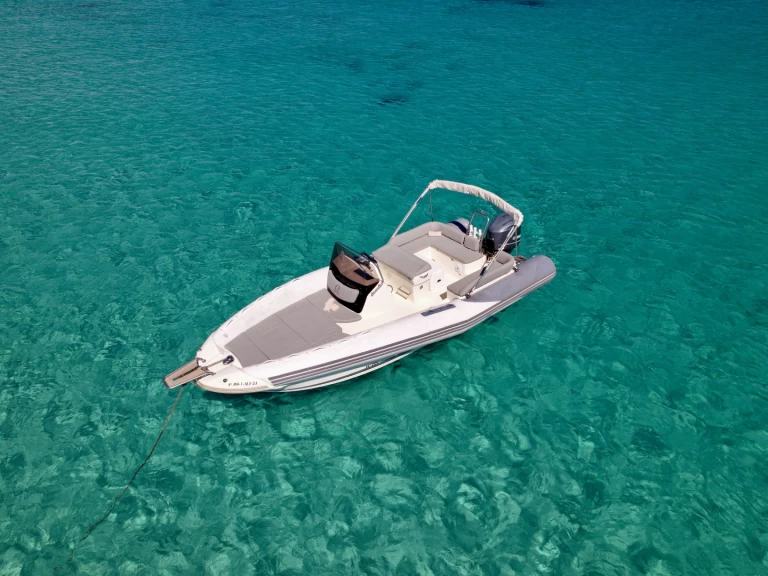Zodiac NZ-O 760 charter bareboat or skippered in  Ibiza Town