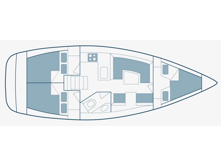 Elan Elan 344 charter bareboat or skippered in  Kórfos