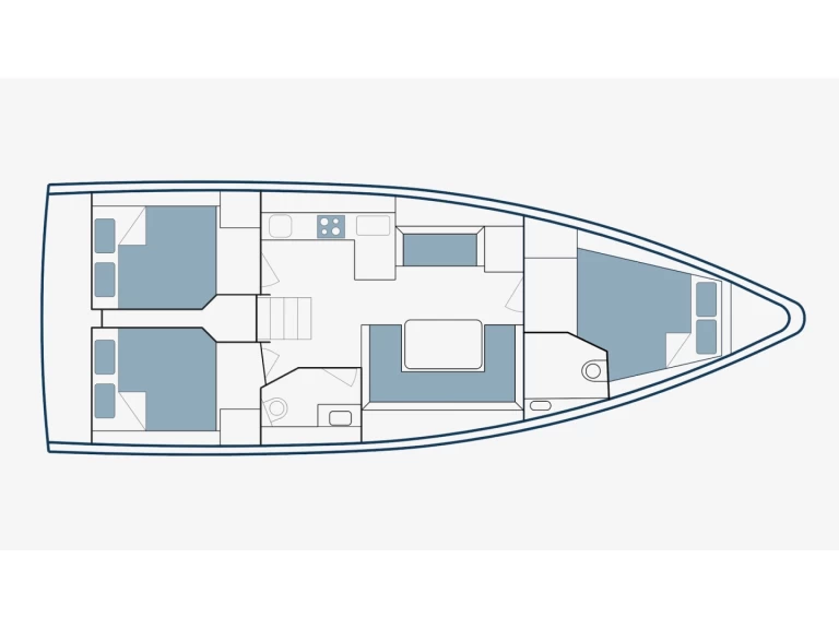 Yacht hire Kiáto cheap Bavaria C38