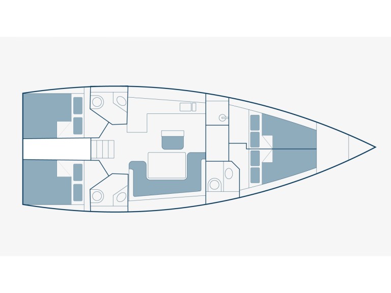 Sailboat to hire Agía Effimía at the best price