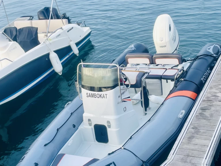 Hire RIB with or without skipper Zodiac Arzon