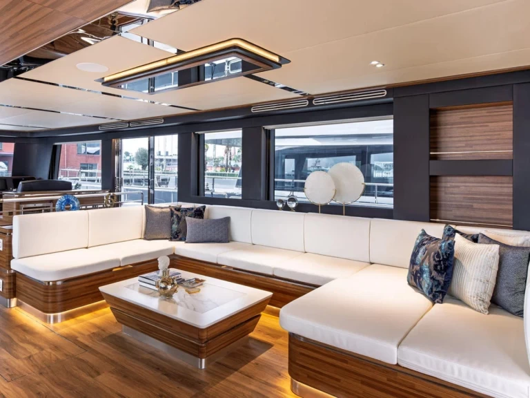  VisionF E-Cat 80 charter bareboat or skippered in  Diano Marina