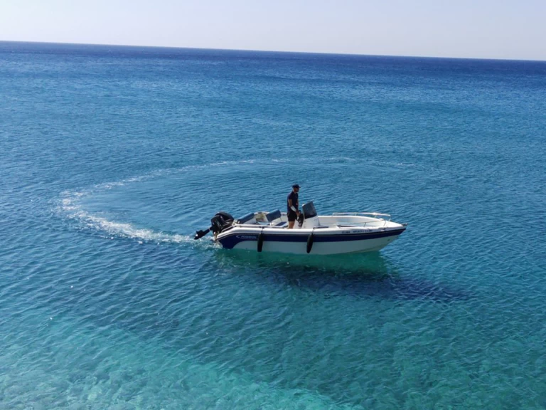 Motorboat hire in Mílos - Poseidon BLU WATER 185