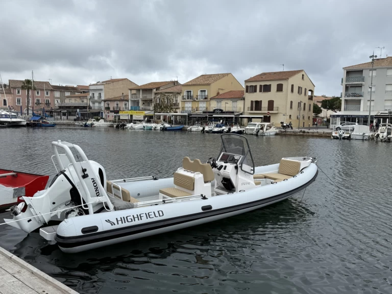 RIB hire in Marseillan - Highfield Patrol 760