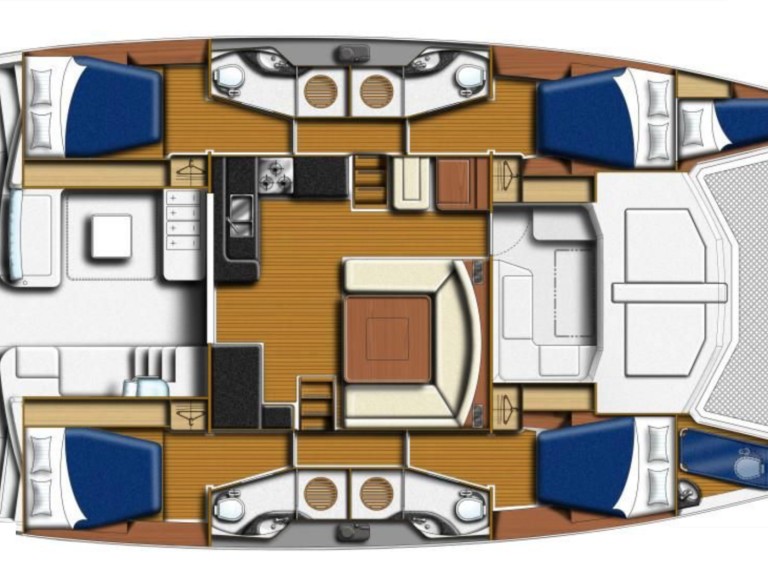 Robertson and Caine Leopard 48 charter bareboat or skippered in  Palmeira