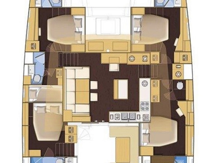 Yacht charter Split - Lagoon Lagoon 560 on SamBoat