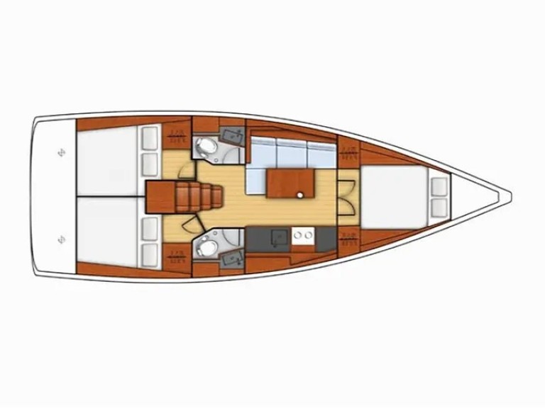 Yacht hire Lávrio cheap Oceanis 38.1