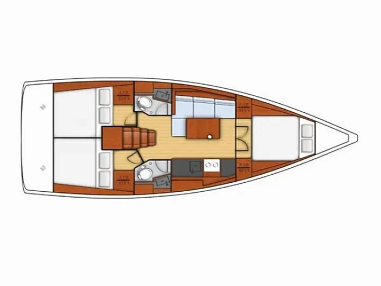 Yacht hire Lávrio cheap Oceanis 38.1