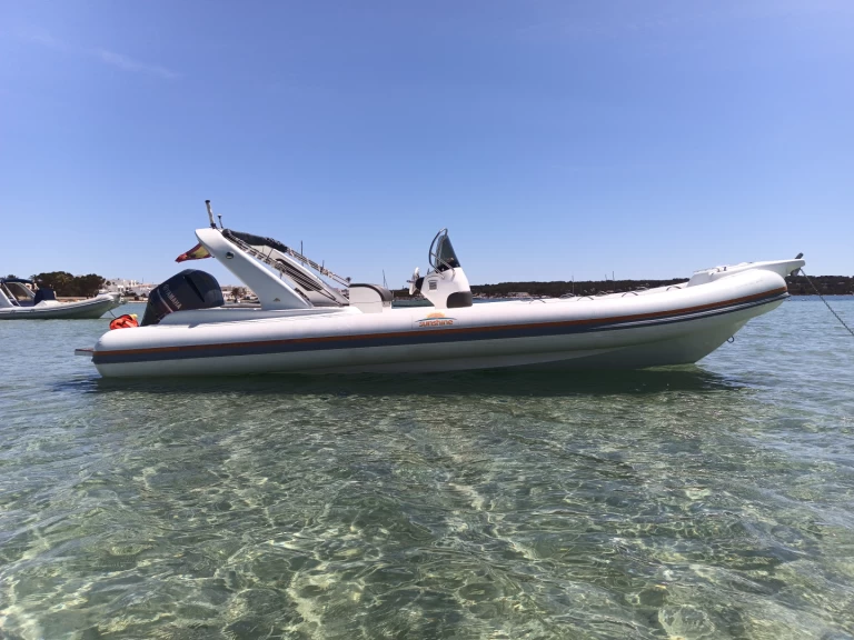 Sunshine 745 charter bareboat or skippered in  Marina Formentera