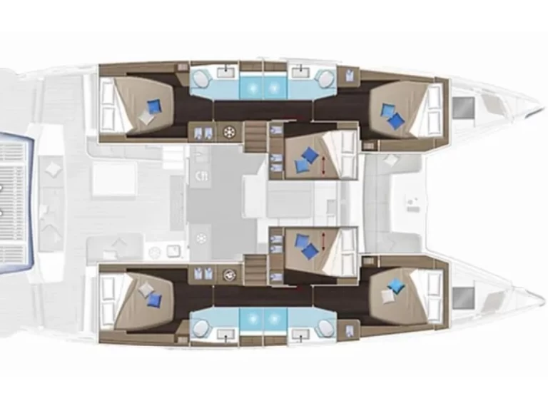 Hire Catamaran with or without skipper Lagoon Sukošan