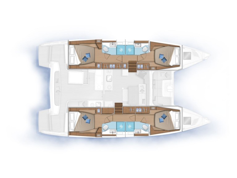 Catamaran hire in Split - Lagoon Lagoon 46