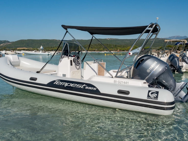 Capelli Tempest 630 charter bareboat or skippered in  Porto-Vecchio