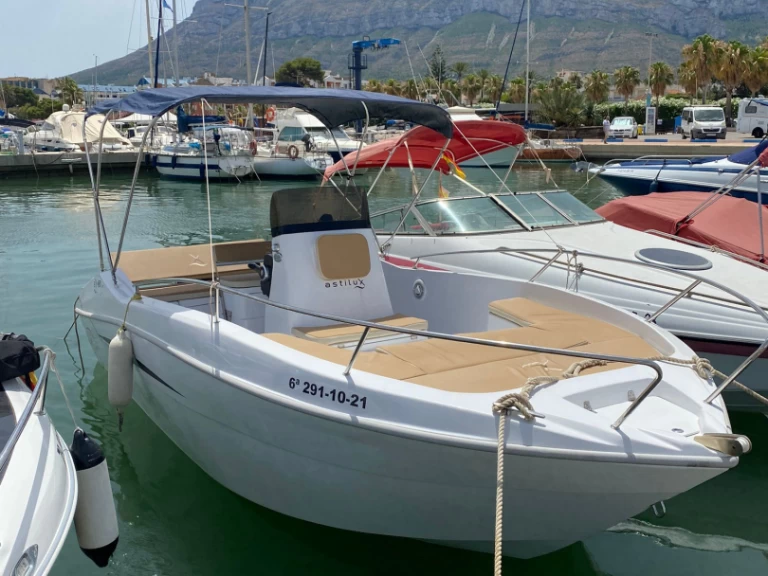 Astilux Ax-600 Open charter bareboat or skippered in  Valencia