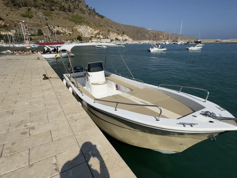 LIVER Open 860 charter bareboat or skippered in  Castellammare del Golfo