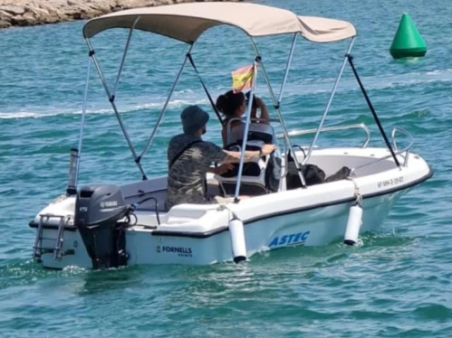 Hire Motorboat with or without skipper Astec Es Canutells