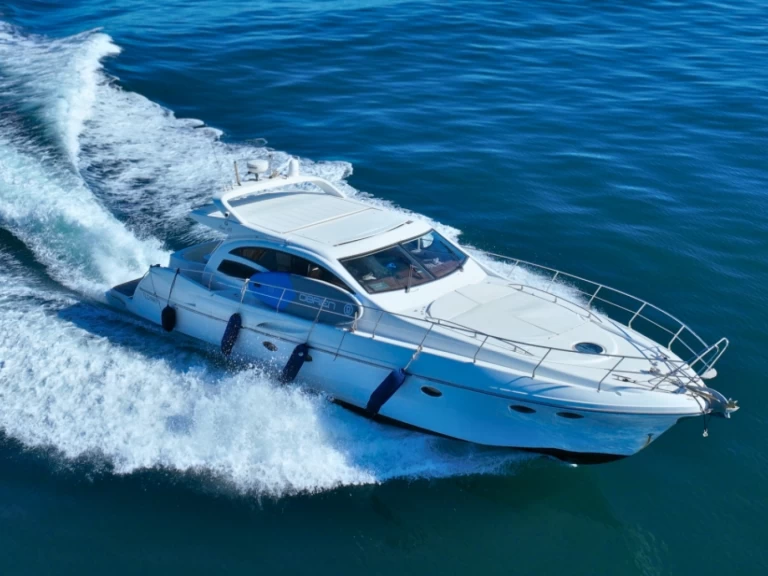 Innovazione e Progetti Alena 48 Hard Top charter bareboat or skippered in  Port Grimaud