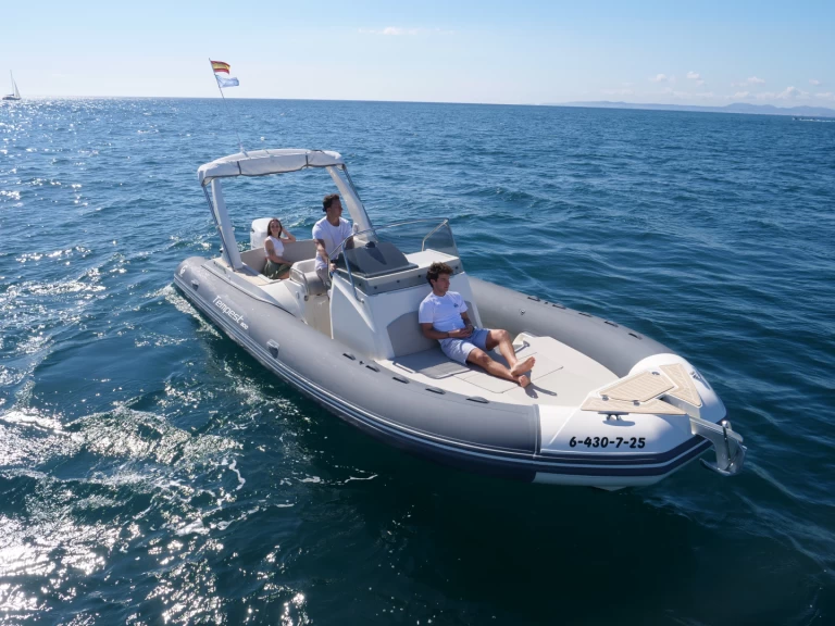 Capelli Tempest 800 charter bareboat or skippered in  Roses