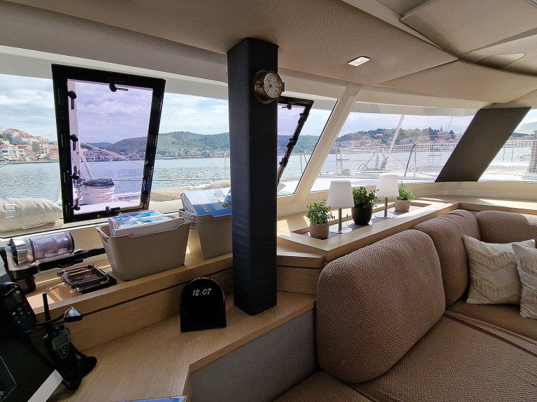 Fountaine Pajot Saona 47 charter bareboat or skippered in  Rogoznica