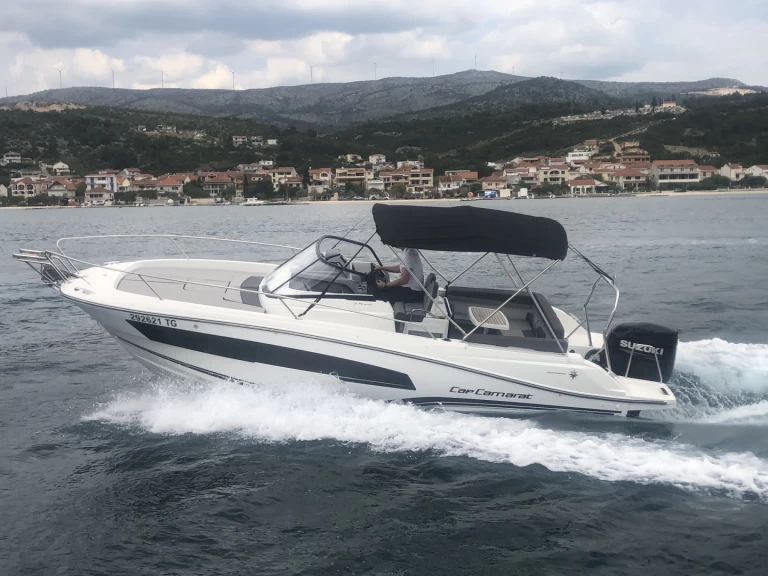 Jeanneau Cap Camarat 7.5 WA Serie 2 charter bareboat or skippered in  Trogir