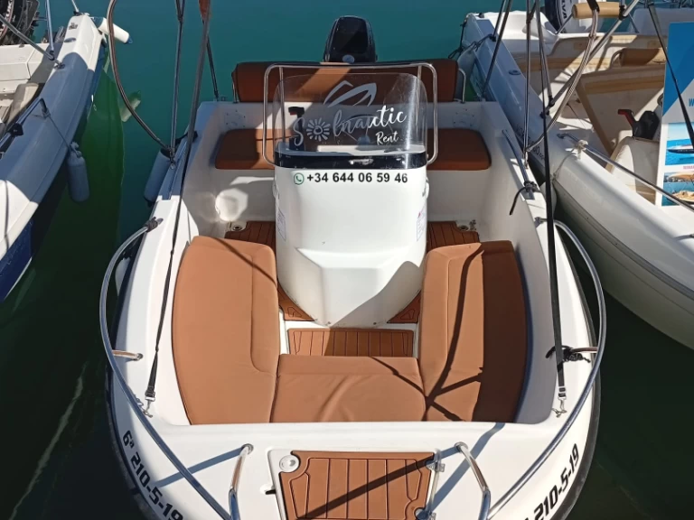 Mareti 450 open charter bareboat or skippered in  Benalmádena