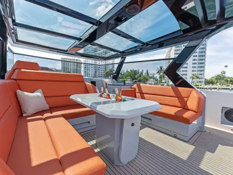 Hire a Vanquish 58 T-Top Eleven Port Cogolin
