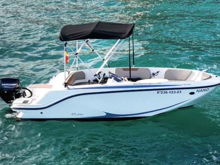Hire a Quicksilver 475 Axess Sitges