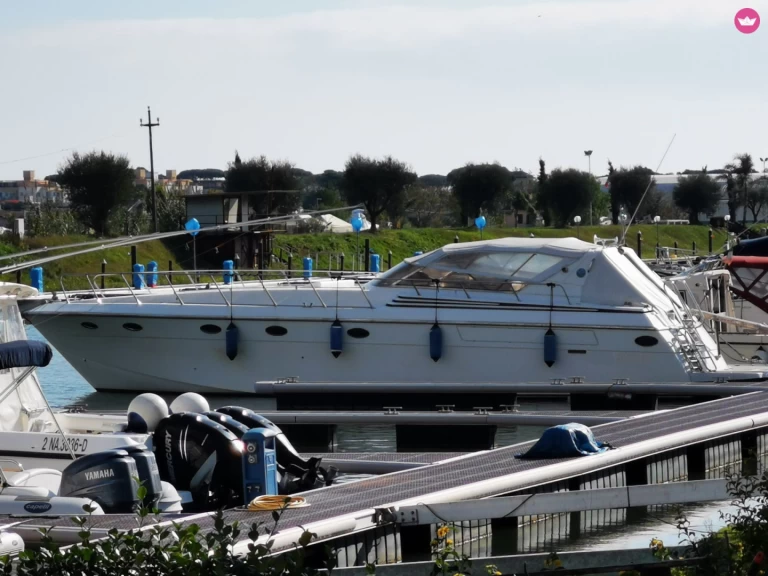 Rizzardi Cr 50 Day  charter bareboat or skippered in  Fiumicino