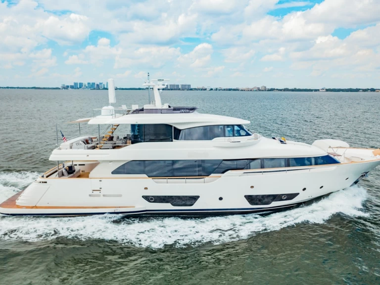 Hire a Ferretti Custom Line Miami