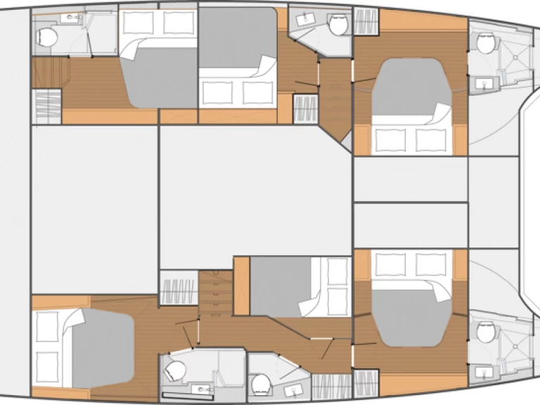 Fountaine Pajot Saba 50 charter bareboat or skippered in  Belize City