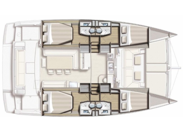 Hire Catamaran with or without skipper Bali Catamarans Tikehau