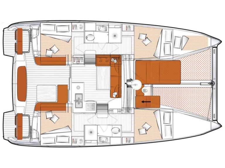 Hire Catamaran Excess with a boat licence