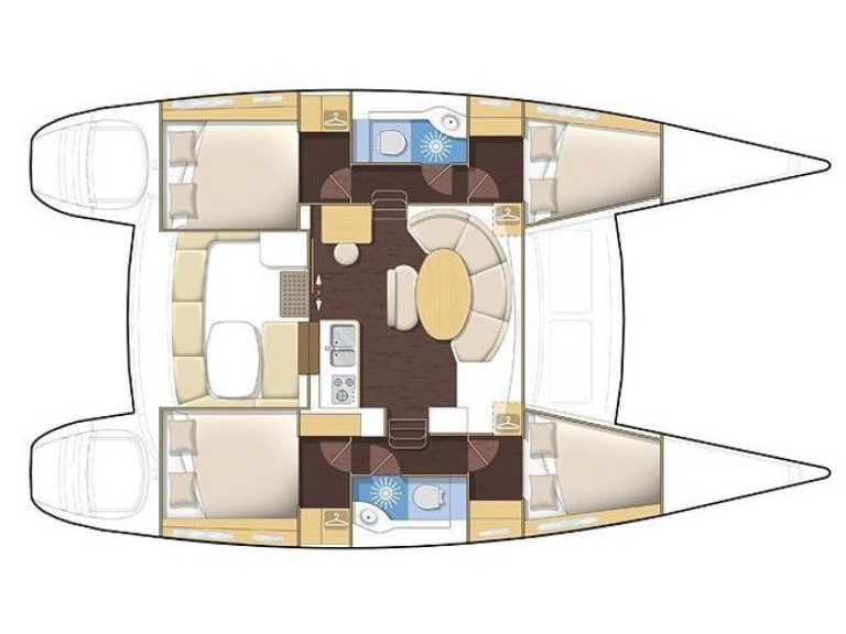 Catamaran to hire Tikehau at the best price