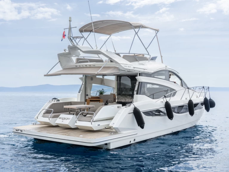 Galeon Galeon 430 Skydeck charter bareboat or skippered in  Makarska