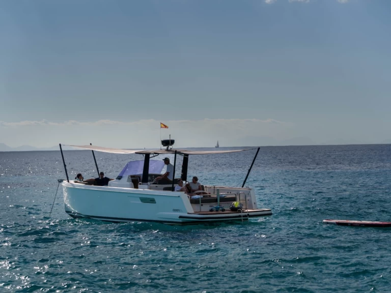 Yacht hire Mahon Port cheap Fjord 36 Open