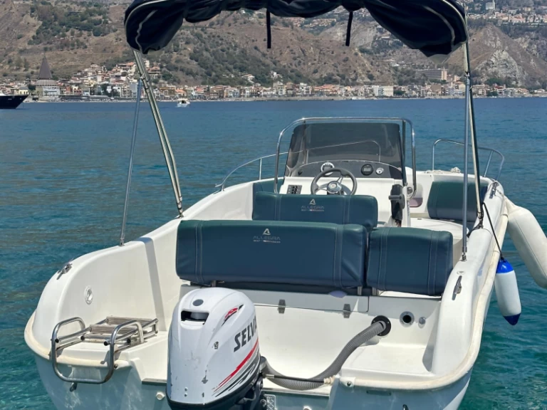 Allegra Boats All 19 Open charter bareboat or skippered in  Giardini-Naxos