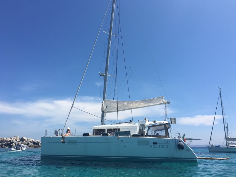 Lagoon Lagoon 450 charter bareboat or skippered in  Cugnana Verde