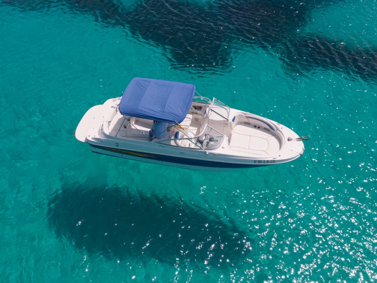 Motorboat to hire Sant Antoni de Portmany at the best price