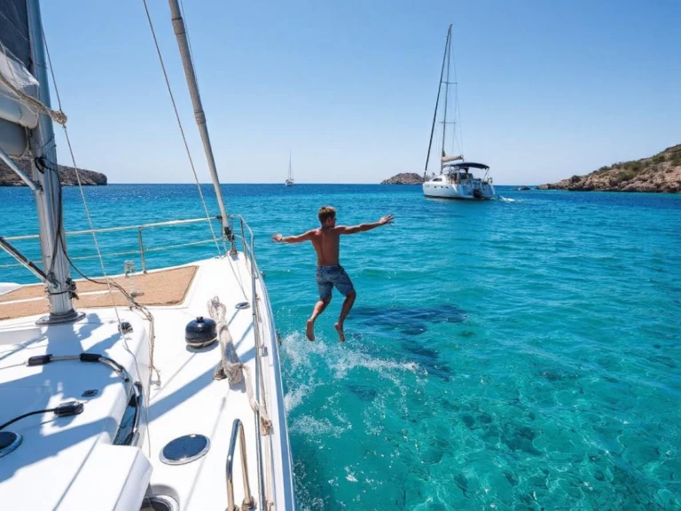 Hire Sailboat Jeanneau with a boat licence