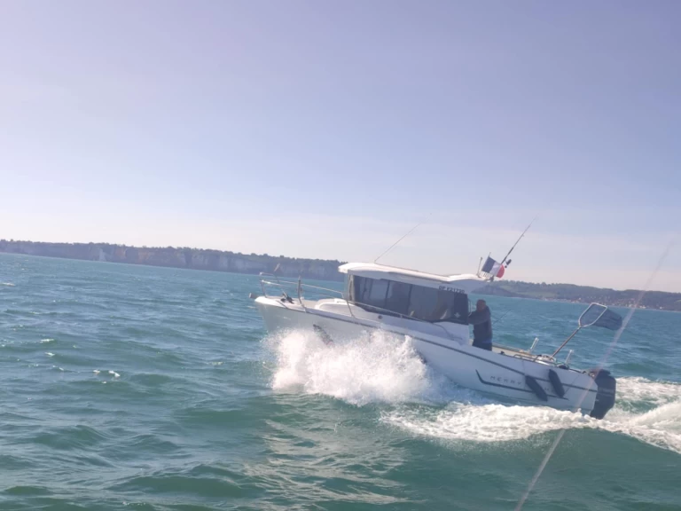 Jeanneau Merry Fisher 695 Marlin charter bareboat or skippered in  Dieppe