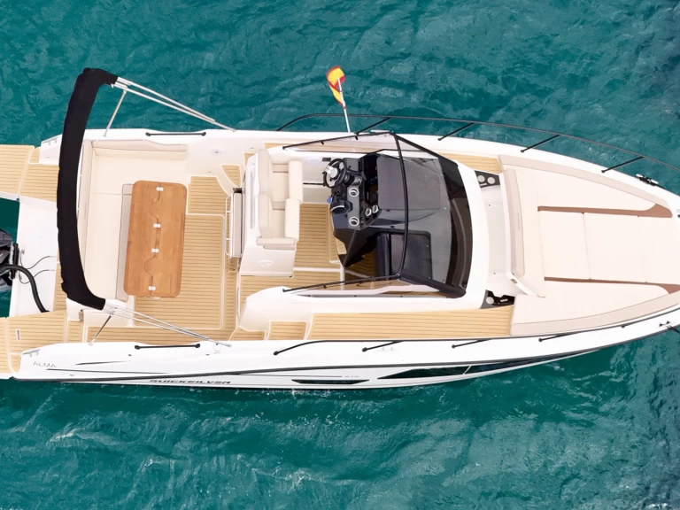 Quicksilver Activ 875 Sundeck charter bareboat or skippered in  Puerto Campomanes Greenwich