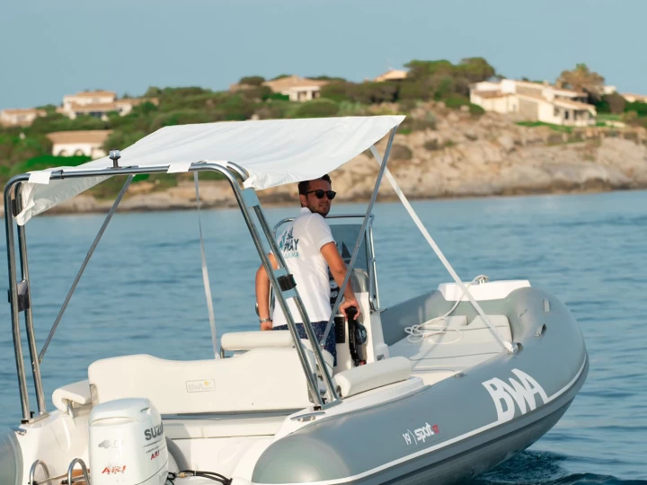 RIB hire in Villasimius - Bwa Sport 19 GT