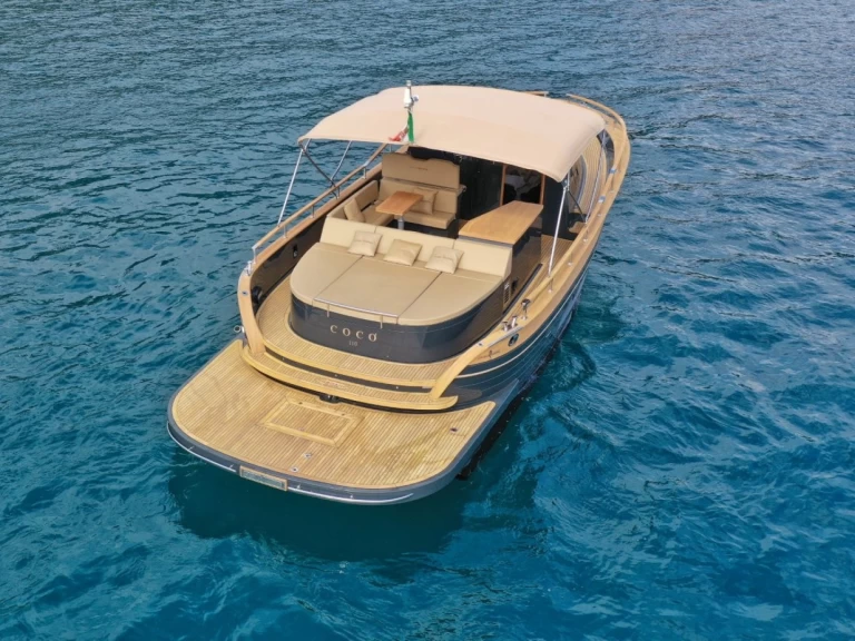 Nautica Esposito Positano 38 charter bareboat or skippered in  Portofino