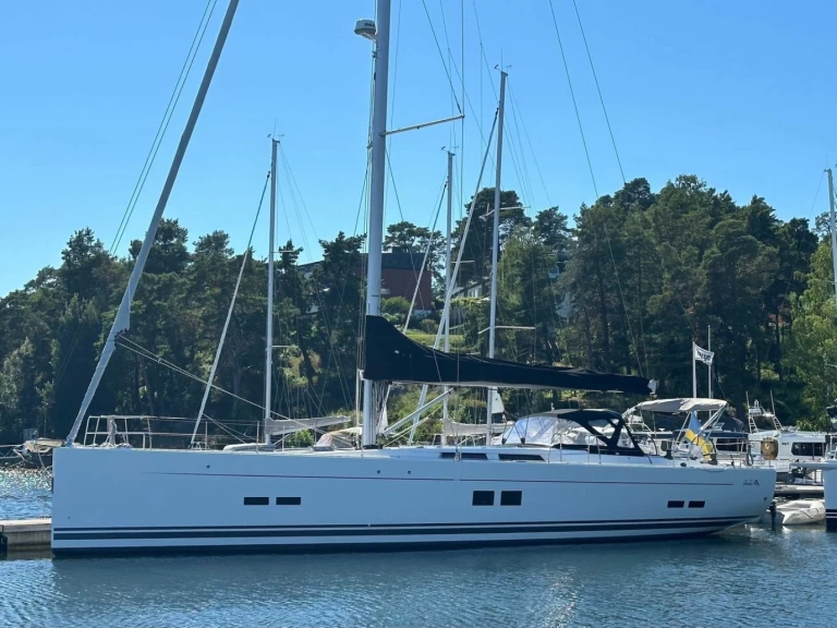 Hanse Hanse 575 charter bareboat or skippered in  Genova