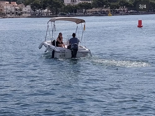 Astec Astec 400 charter bareboat or skippered in  Es Canutells
