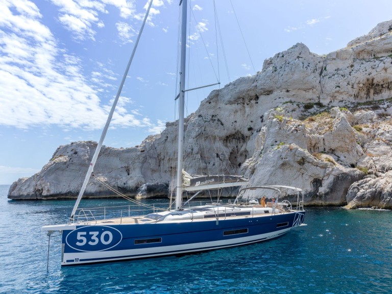 Dufour Dufour 530 charter bareboat or skippered in  Furnari