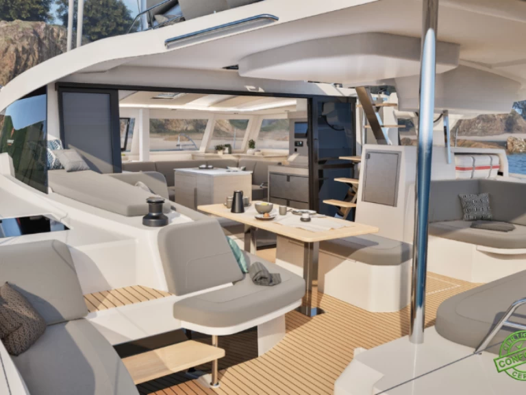 Fountaine Pajot FP 44 charter bareboat or skippered in  Le Marin