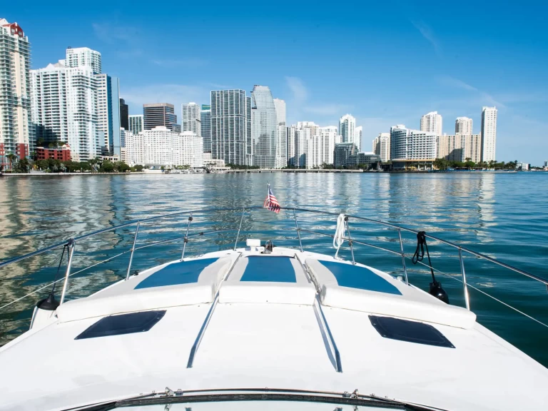 Sea Ray Sundancer 440 charter bareboat or skippered in  Miami