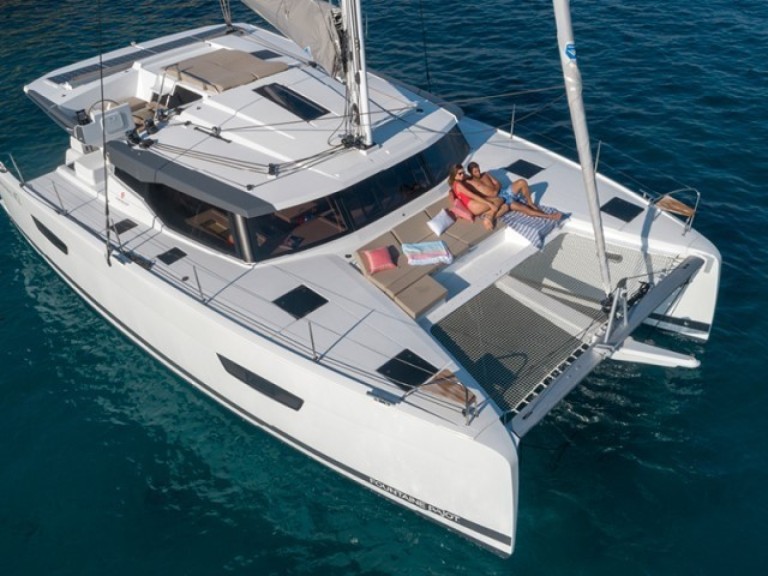Fountaine Pajot Astrea 42 charter bareboat or skippered in  Gouvia