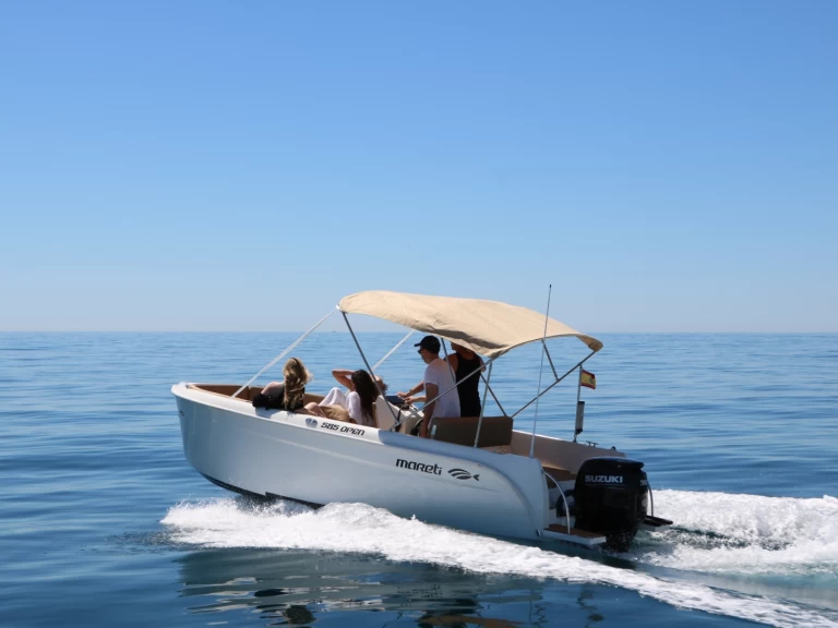 Darekco Mareti 585 charter bareboat or skippered in  Mataró