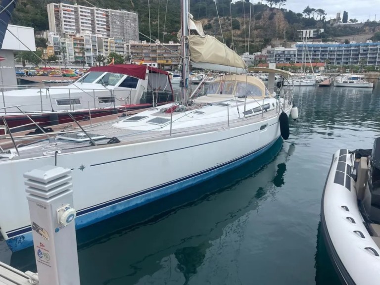 Jeanneau New Co Jeanneau Sun Odyssey 49 charter bareboat or skippered in  Port Grimaud